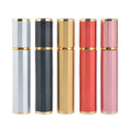 8ml Two-color Oxidized Gold Rim Cosmetic Perfume Spray Bottle Essence Water Refill Bottle