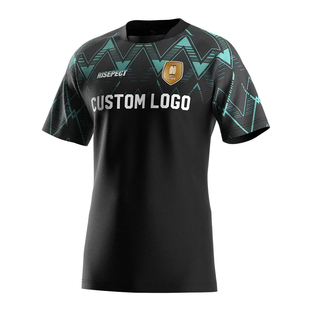 Odm Sublimation Muscle Bodybuilding Dry-Fit Crewneck Men'S Custom Athletic Tee Mexico Jersey Pro Rugby Shirt