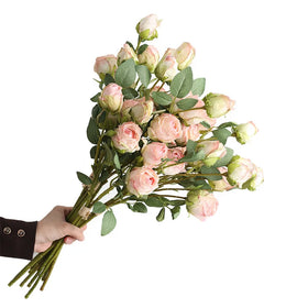 Romantic Fashion Wholesale ZHOUDI Brand ZD-AF0010 Artificial Silk Rose Flower for Wedding and Valentine's Day Decorations