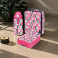 Wholesale Oumego Lunch Bag Water Bottle Bento Box Cutter Cookies Wheat Straw Microwave Safe Adult Japanese Lunch Box Kit