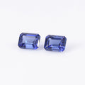 ROOMY 5A High Quality Step Emerald Cut Czochralski Lab Grown Royal Blue Sapphire Loose Facete Gemstones Blue Sapphire