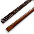 Yasen 9.5 Inch Radius Clear Satin Electric Guitar Neck ST Roasted Maple Guitar Neck with Large Headstock