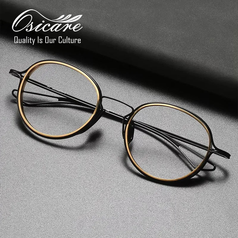 Monturas Opticas Vintage Eye Wear Voss Style Eyeglasses Manufacturer Brand Eyewear Glasses Pure Titanio Titanium Optical Frame
