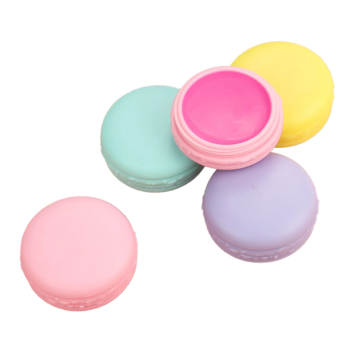 Wholesale No Logo Five Flavors DIY Organic Herbal Moisturizing Cream Lip Balm Private Label Custom Low MOQ MegaBDM