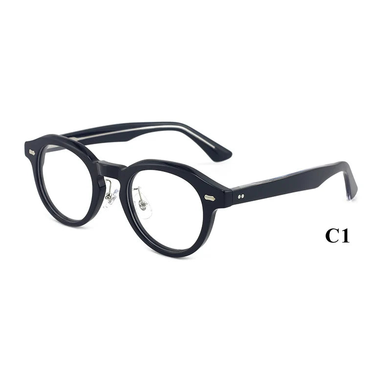 New Design Acetate Optical Ladies Fashion Nose Pad Eyeglasses Frame for Asian Ready Stock Glasses Eyewear