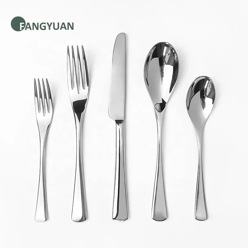 FANGYUAN Custom Odm Weddings Tableware Cutlery Sets Luxury High Quality Royal Stainless Steel Flatware