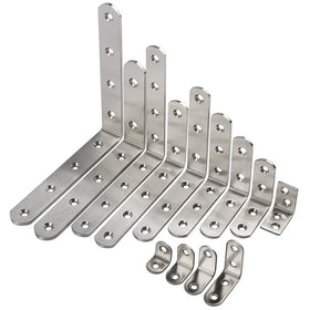 Heavy Duty Right Angle Corner Brace L-Shaped Triangle Shelf Support for Furniture Jointed Shelf Brackets