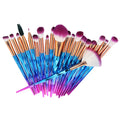 Private Label 20Pcs Makeup Brush Set Professional Face Eye Shadow Eyeliner Foundation Blush Lip Makeup Brushes Supplier