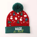 Wholesale Winter Jacquard logo and Embroidery logo Winter Toque Knit Beanie Hat With Pom Pom