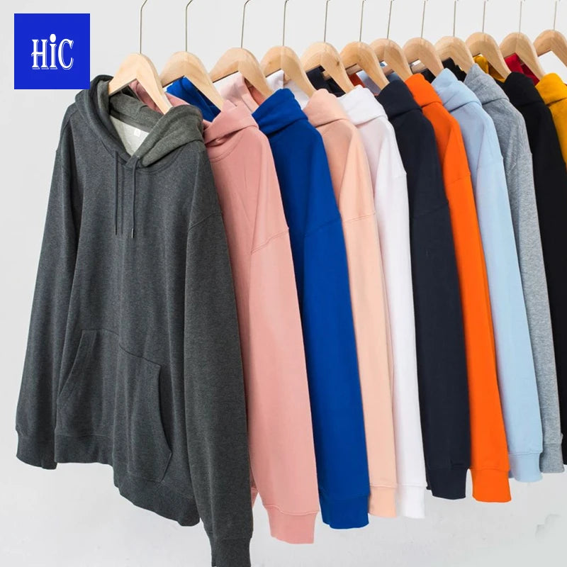 New Design Heavy 300gsm Hoodie Custom Logo Long Sleeve Solid Pullover Oversized Hoodie Sweatshirt With Pocket