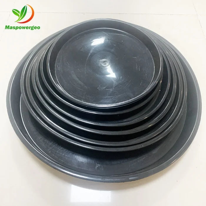 White Red Black Plastic Plant Pot Saucers Tray for Potted Flower Plants
