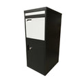 Free Standing Outdoor Anti-Theft Waterproof Stainless Steel Large Smart Parcel Delivery Mailbox POST Function for Home Office