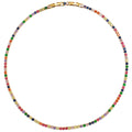 Fashion Boutique Fashion Colorful Full Diamond Zircon Necklace for Women Cute Jewelry Factory Customized