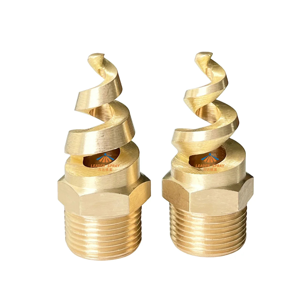 Brass Spiral Jet Machine Processing Special Angle 60/90/120/150/170 Degree SPJT Spray Gas Steam Cooling Tower Full Cone Nozzle