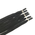 Customized 100% Polyester Eco-Friendly Braided Flat Tipped Piping Cord for Garments Shoes Bags Home Textile Printed Logo