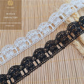 Factory Wholesale Double Rose Embroidery Lace Trim French Lace Bar Code for Clothing Shoes and Bags Decorations