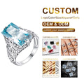 Vintage 925 Sterling Gemstone Rings Jewelry Women Ruby Floral Edwardian Filigree Ring Wedding Ring