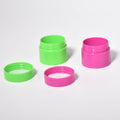 10g Eco-Friendly Portable Travel Skin Care Dispenser Screw Cap Green Purple Jars Face Cream PP Plastic Mini Cream Jar