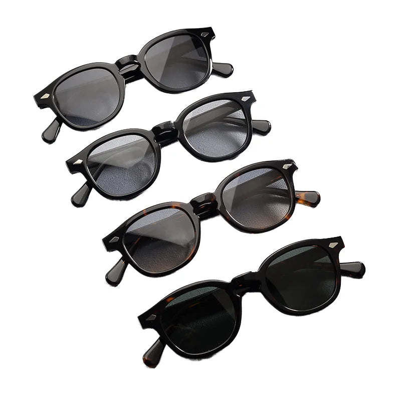 2025 Vintage Round Frame Sunglasses for Women Oculos De Sol with UV Protection Comfortable Durable Outdoor Sunglasses Red Blue