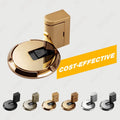 Luxury Gold Zinc Alloy Door Stopper Modern Two Installation Methods-Punching Pasting Mechanically Structural Wood Door Stops