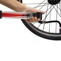 Mini Aluminum Alloy 130PSI Bicycle Hand Pump with Shcrader Presta Valve for Mountain Bike Tire Inflation