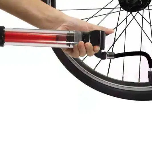 Mini Aluminum Alloy 130PSI Bicycle Hand Pump with Shcrader Presta Valve for Mountain Bike Tire Inflation