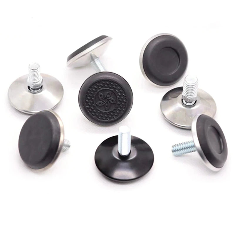 Height Adjustable Leveler for Furniture Swivel Leveling Feet Adjustable Stainless Steel Leveling Foot M8 M10 Leveler Base