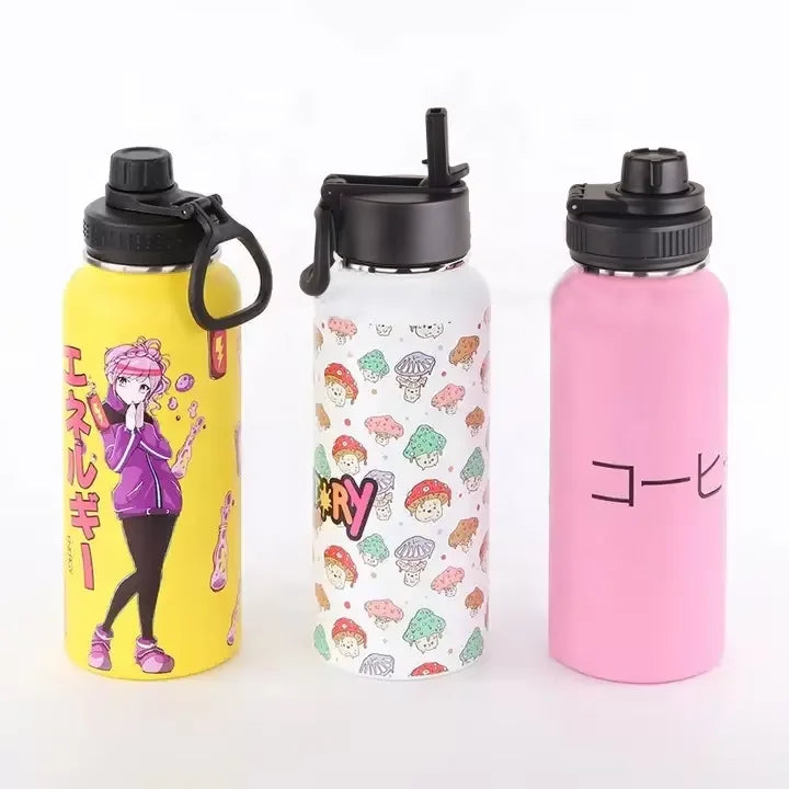 Stainless Steel Eco Friendly Water Jug Outdoor Double Wall Sports Gym Insulated Water Bottle