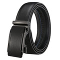 New Split Leather Belt Mens Automatic Buckle Belts for Men Custom Logo Ratchet Belt GuangZhou Buckle LQbelt Factory