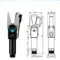 New Arrival Ladung GET20A-20-N(P) Pneumatic Sprue Gripper Aluminum Mechanical Jig Finger Sensor Robot Nozzle Clamp OEM 1 Year