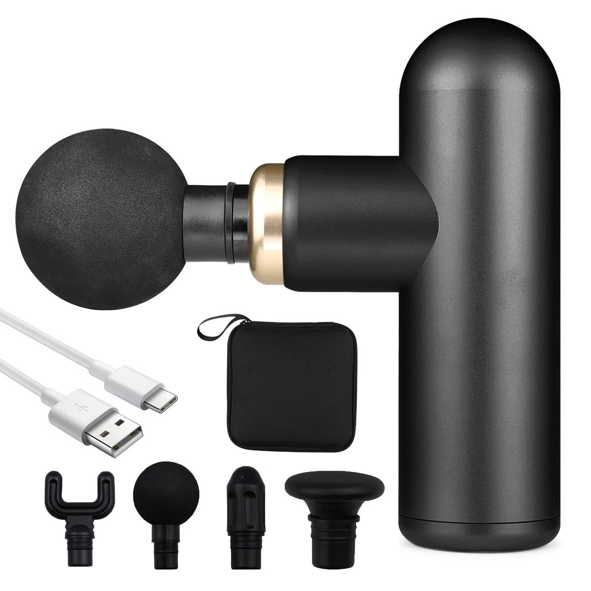 Latest Mini Hand-held Professional Massage Gun Best Budget Legs Massager for Fitness People Relief Stress Hand Massager