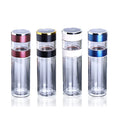 FX Bottle 450ml Double Wall  Borosilicate Glass Tea Maker Office Drinking Cup Custom Logo Business Gift Mug