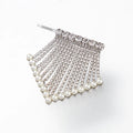 Wholesale Custom Gold Korean Hair Accessories Rhinestone Crystal Wedding Anniversary Hair Pin Dangling for Women's Engagement