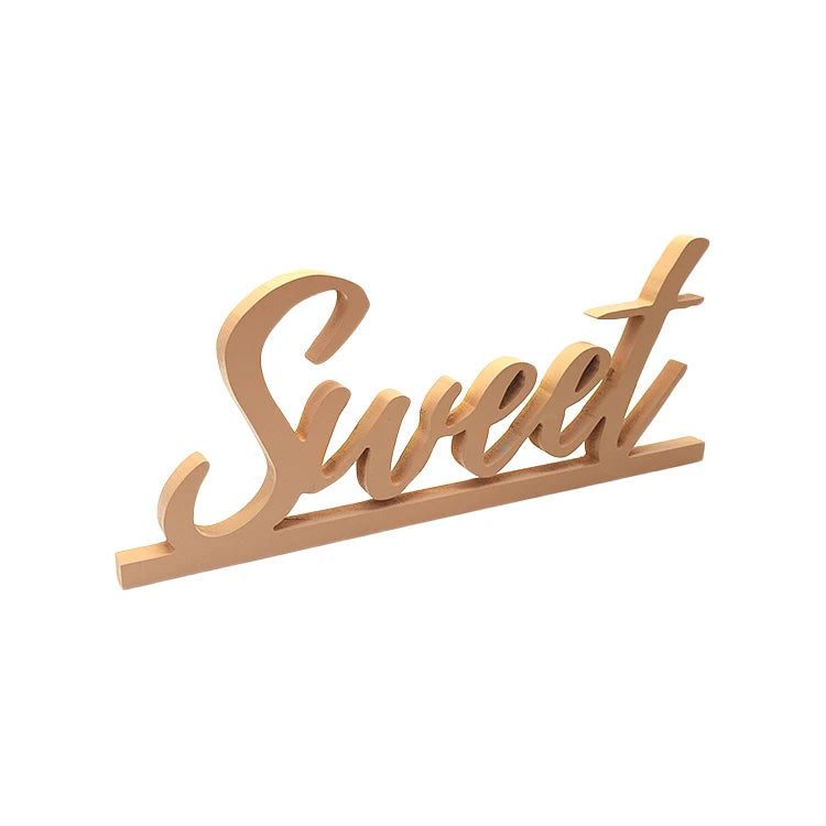 SWEET Words Home Decor  Custom Wooden Shelf Personalized Sign