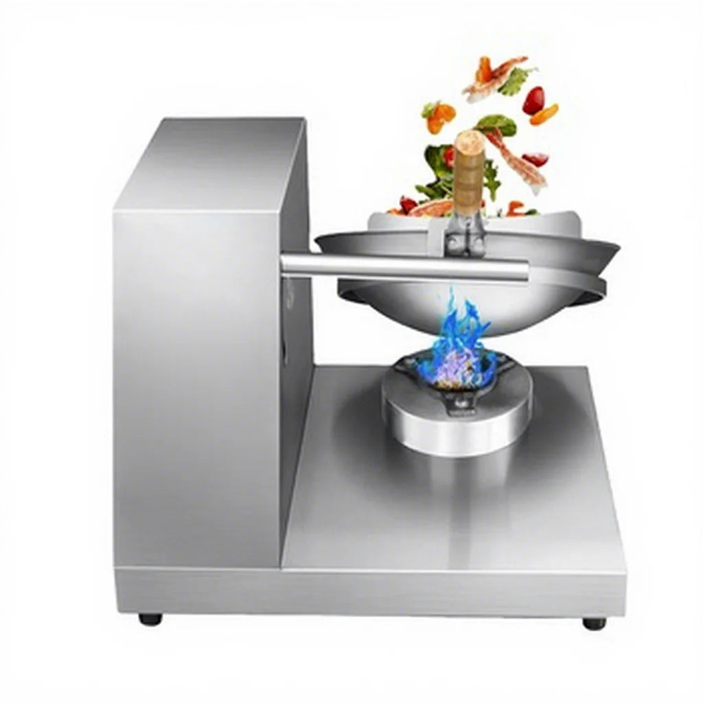 Large Capacity Automatic Gas Cooking Wok Robot Pot Stir Fry Fried Rice Noodle Machine for Restaurant and Central Kitchen