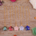 Crystal Star Earrings for Women Dainty Jewelry  Tiny Little Stars Dangle Earring Gift to Her
