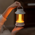 Retro Design Lantern Rechargeable LED Camping Light With 10000mAh Battery Portable Outdoor Tent Lamp Garden Lantern Light