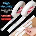 Student White High Viscosity Transparent Office Supplies Hot Melt Double-Sided Tape Hand-Tearable & Strong Factory Wholesale