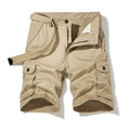 Wholesale Summer Zipper up 100% Cotton Utility Pants Plus Size Multi Pockets Men's Cargo Shorts