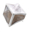 Beekeeper Hat New Square Bee Hat White Double-layer Pure Cotton Anti Mosquito and Bee Bite Face Net