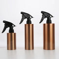 Rose Gold Stainless Steel Spray Bottle Salon Barber Hair Tools Water Sprayer Soap Bottle