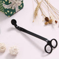 In Bulk Black Metal DIY Style Stainless Steel Candle Wick Trimmers Scented Snuffer Scissors Set for Home Care