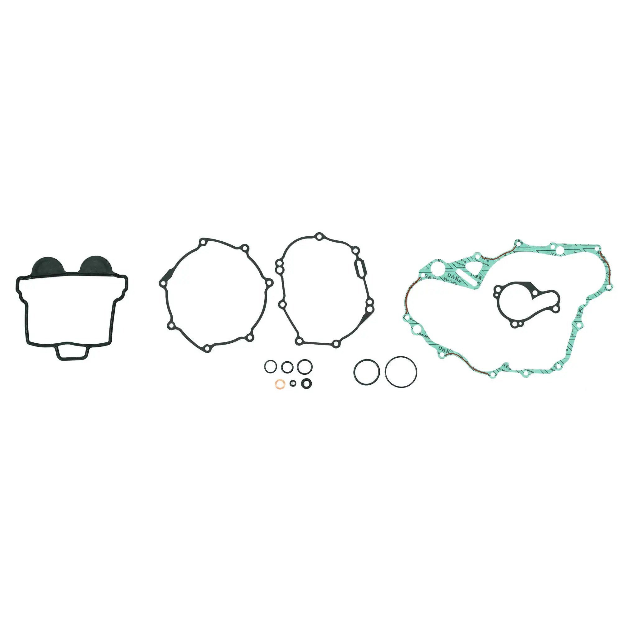 Nrteam Yamaha WRF 250 15-19 Bottom Gaskets Flat High-Temperature Rubber Mechanical Seal for Racing Motorcycles
