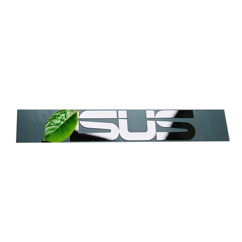 Electroform Sticker Nickel Sticker logo Label