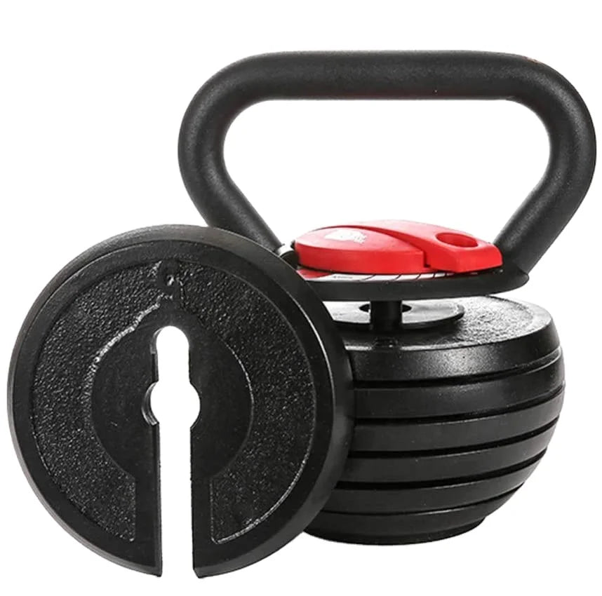 Wholesale 20LB/40LB Adjustable Kettlebell with Plates Home Use Free Weight Adjustment KettleBell