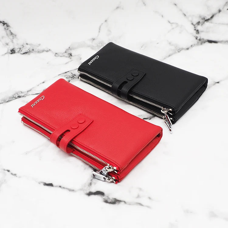 Leather Lining Clutch Wallets Female Purse Fasion Women's Wallet Simple