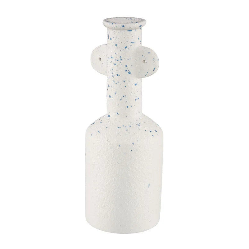 Modern Nordic Ceramic Porcelain Vase Christmas Style Live Flowers for Home Decor Garden Outdoor New Desktop Flower Pots Planters