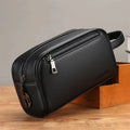 High Quality Large Capacity Business Leisure Handbag New Men's Clutch Bag Soft Leather Multi-Pocket Handbag Men