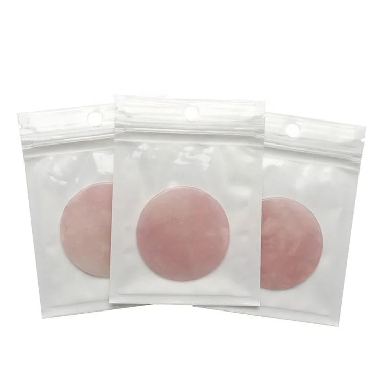 Glue Holder Pallet Lashes Green Adhesive Pad Wholesale Pink Jade Stone for Eyelash Extension
