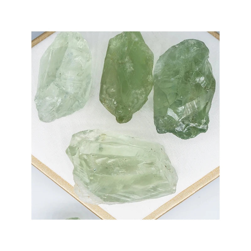 Crystals Healing Stones Natural Green Fluorite Rough Minerals Specimen Cluster Natural Clear Green Quartz Rough Stone Specimen